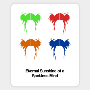 Eternal Sunshine Of A Spotless Mind Minimal Movie Fan Art Sticker